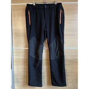 Gash Hao Snowboard/Ski Waterproof Softshell Outdoor Fleece Lined Pants Sz 34x30
